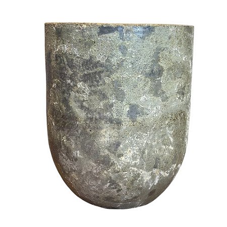 VASO VIETNAMITA CERÂMICA IMPORTADO PARIS ATLANTIS ORGANIC VERDETE EXTRA GRANDE D66CM X A80CM