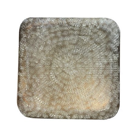 BANDEJA EM WHITE METAL IMPORTADA MUSE D45CM X A03CM