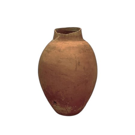 VASO DE BARRO ANTIGO MORINGA CLARA BAHIA D42CM X A55CM