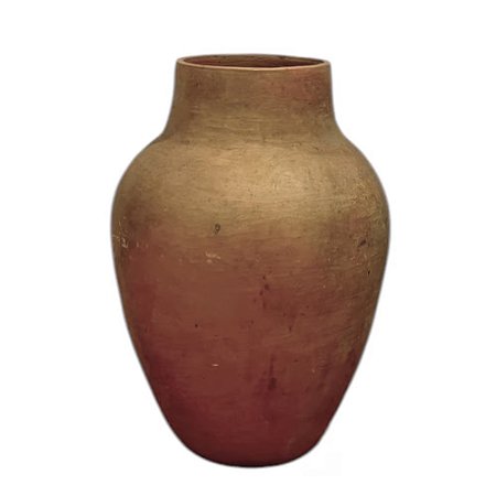 VASO DE BARRO ANTIGO MORINGA MESCLA CLARA BAHIA D40CM X A50CM