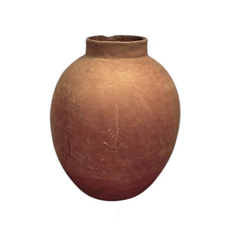 VASO DE BARRO ANTIGO MORINGA TERRACOTA BAHIA D45CM X A50CM