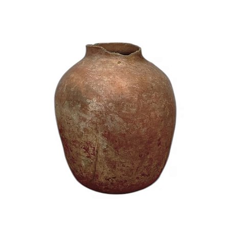 VASO DE BARRO ANTIGO MORINGA TERRACOTA BAHIA D41CM X A44CM