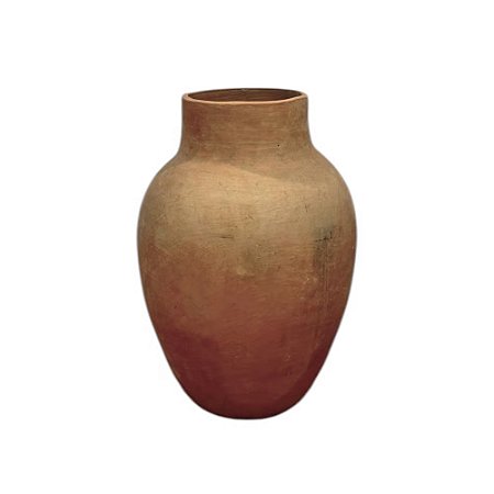 VASO DE BARRO ANTIGO MORINGA TERRACOTA BAHIA D38CM X A51CM