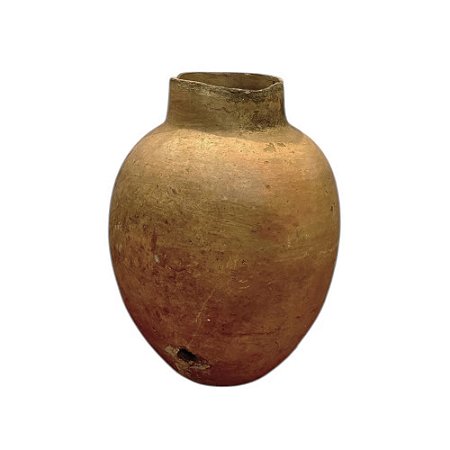 VASO DE BARRO ANTIGO MORINGA CLARA BAHIA D44CM X A55CM