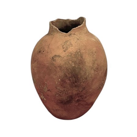 VASO DE BARRO ANTIGO MORINGA MESCLA AVERMELHADA BAHIA D44CM X A50CM