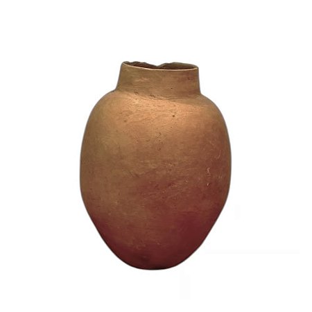 VASO DE BARRO ANTIGO MORINGA CLARA BAHIA D46CM X A54CM