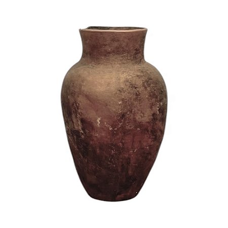 VASO DE BARRO ANTIGO MORINGA MESCLA ESCURA BAHIA D37CM X A55CM