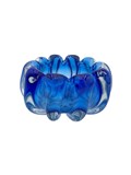 VASO DE VIDRO AZUL