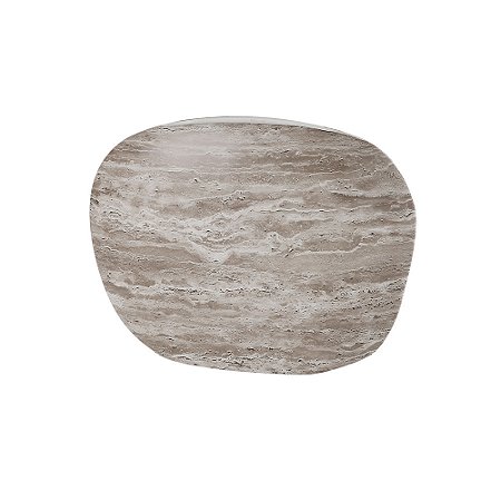 VASO DECORATIVO EM CERAMICA CINZA MARMORIZADO
