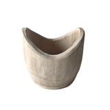 VASO DE MADEIRA NATURAL
