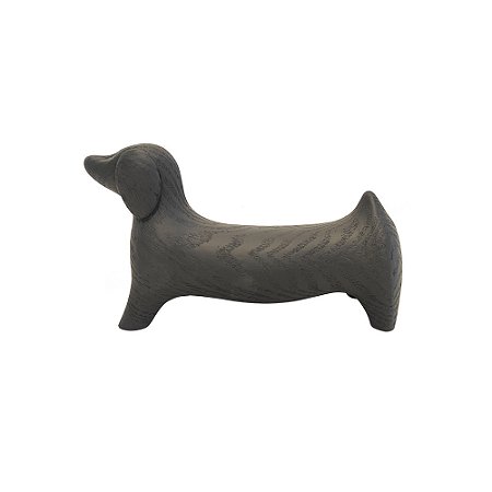 CACHORRO DECORATIVO ME RESINA PRETO