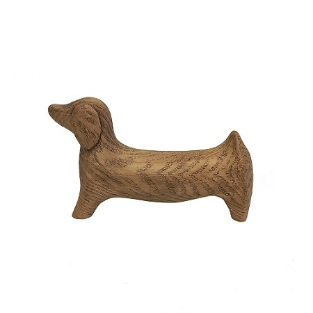 CACHORRO DECORATIVO ME RESINA MARROM
