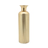 VASO DE METAL DOURADO