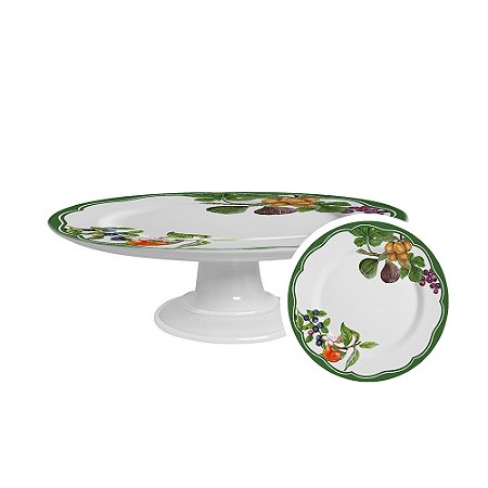 BOLEIRA MEDIA COM PE LE FIGUE BRANCO E VERDE