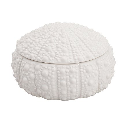 POTE DECORATIVO EM CERAMICA BRANCO