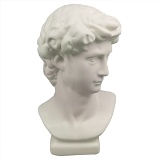 PECA DECORATIVA DE CERAMICA BRANCA