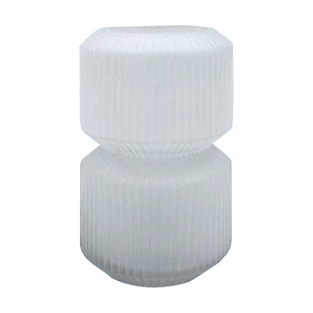 VASO DE VIDRO FOSCO GELO