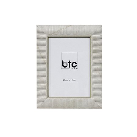 PORTA RETRATO EM MADEIRA BRANCO PARA FOTO 13X18CM