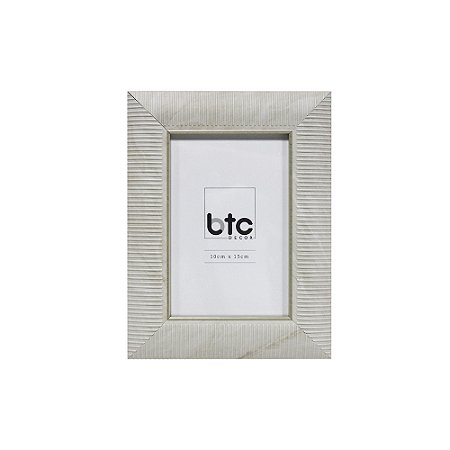 PORTA RETRATO EM MADEIRA BRANCO PARA FOTO 10X15CM