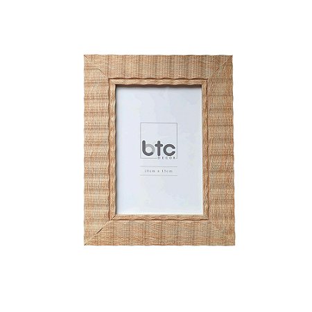 PORTA RETRATO EM MADEIRA MARROM PARA FOTO 13X18CM