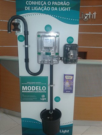 Kit Padrão de Entrada Trifásico 40 A Light