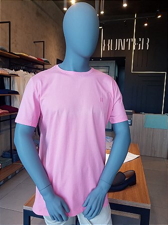 CAMISETA BASICA GOLA REDONDA - Rosa Pink