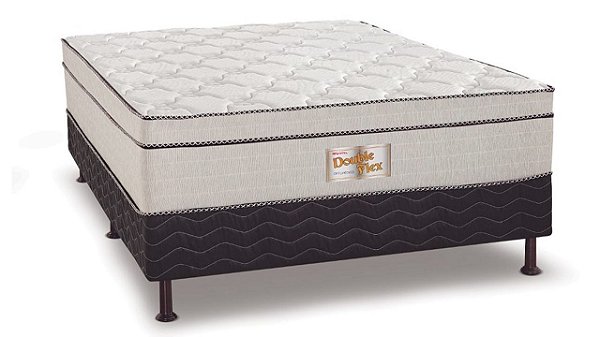 Cama Box Colchao Conjugado Double New Pillow Casal - RECONFLEX