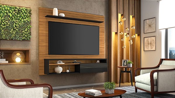 Painel NT 1100 - Freijo Trend Preto - NOTÁVEL
