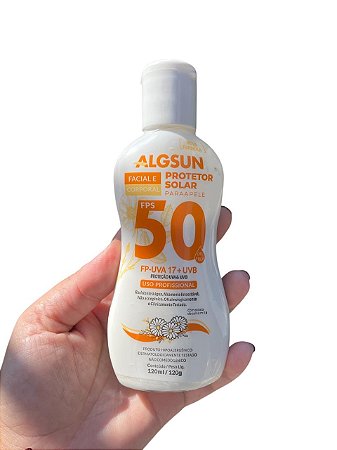 PROTETOR SOLAR ALGSUN FPS50-120ML
