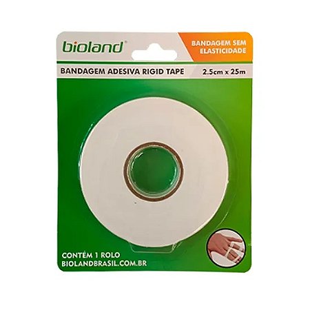 Bandagem Adesiva Rígida Sem Elasticidade Rigid Tape Bioland