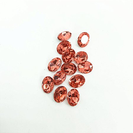 Oval 8x10 padparadascha c/10