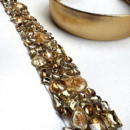 Kit tiara larga gold