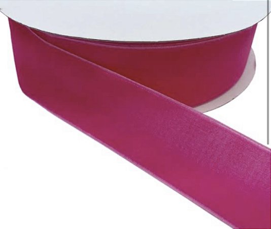 Fita de veludo pink 38