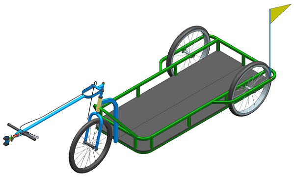 Carretinha bike BK 003