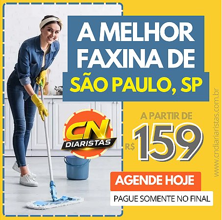 A Melhor Faxina de SÃO PAULO a partir de R$159