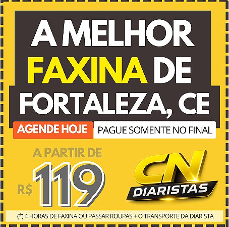 Diaristas em FORTALEZA a partir de R$119