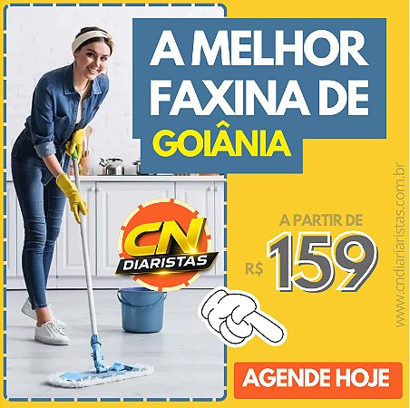 A Melhor Faxina de GOIÂNIA a partir de R$159.