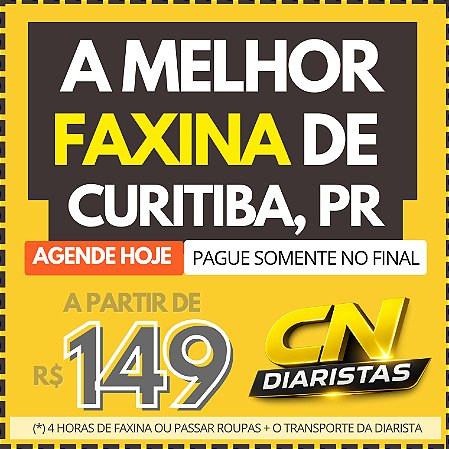 Diaristas em CURITIBA a partir de R$149