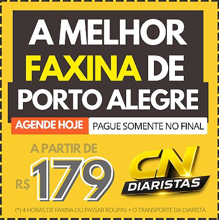 A Melhor Faxina de PORTO ALEGRE a partir de R$179