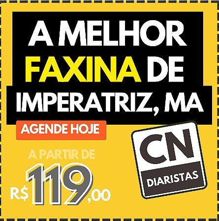 A melhor faxina de IMPERATRIZ do Maranhão a partir de R$119