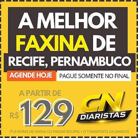 Diaristas em RECIFE a partir de R$129