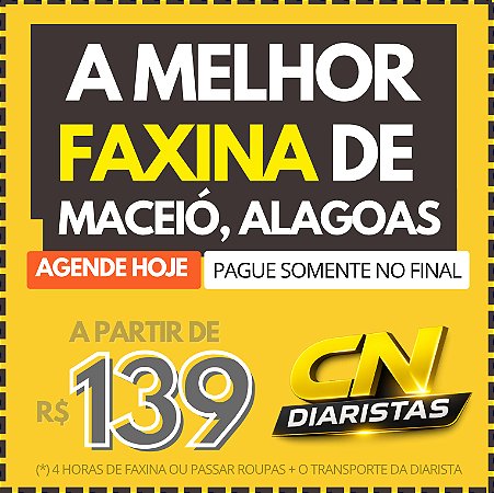 A Melhor Faxina de MACEIÓ a partir de R$139
