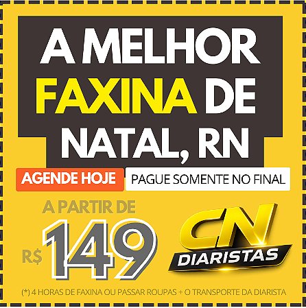 A Melhor Faxina de NATAL a partir de R$149