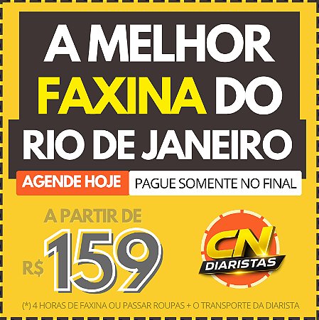 A Melhor Faxina do RIO DE JANEIRO a partir de R$159