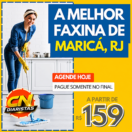 A Melhor Faxina de MARICÁ a partir de R$159