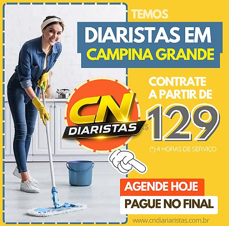 A Melhor Faxina de CAMPINA GRANDE a partir de R$129