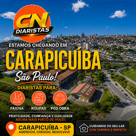 A Melhor Faxina de CARAPICUÍBA a partir de R$159