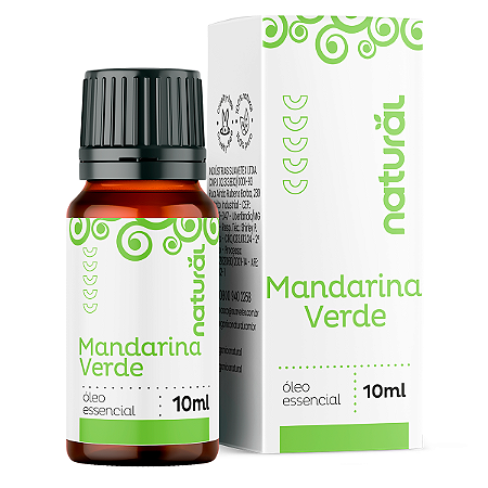 Óleo Essencial Natural de Mandarina Verde 10mL