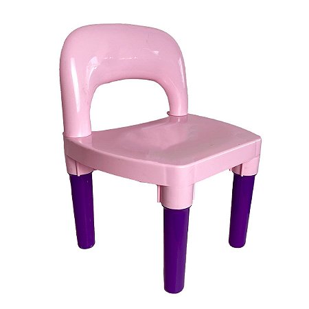 Cadeira Infantil Para Mesinha Criança - Rosa