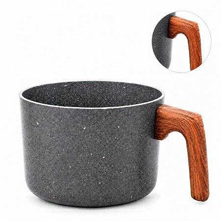 Leiteira Ceramica Indução 1,5 L Caneco Fervedor Antiaderente Caneca Fogão Gás